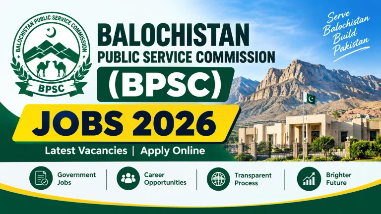 BPSC Jobs 2026 – Balochistan Public Service Commission