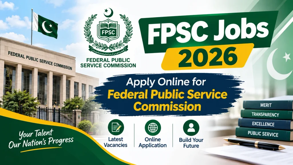 FPSC Jobs 2026 Apply Online for Federal Public Service Commission