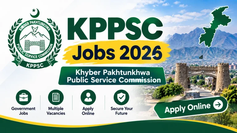 KPPSC Jobs 2026 – Khyber Pakhtunkhwa Public Service Commission