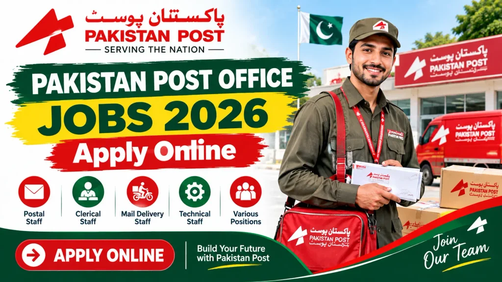 Pakistan Post Office Jobs 2026 – Apply Online