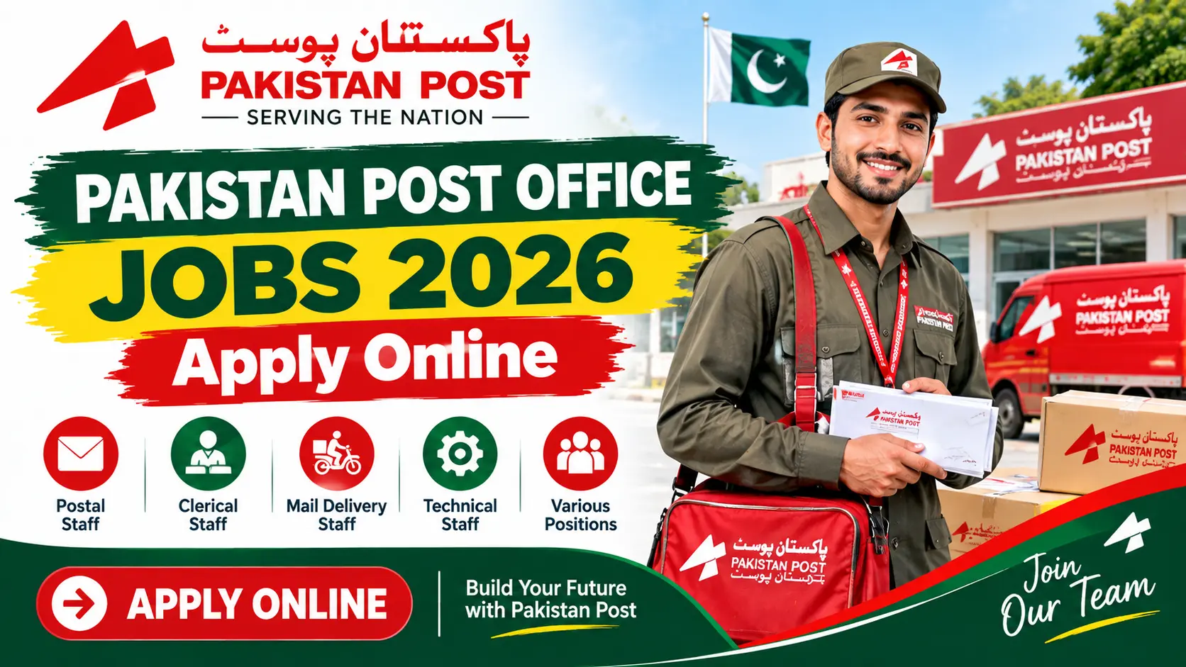 Pakistan Post Office Jobs 2026 – Apply Online