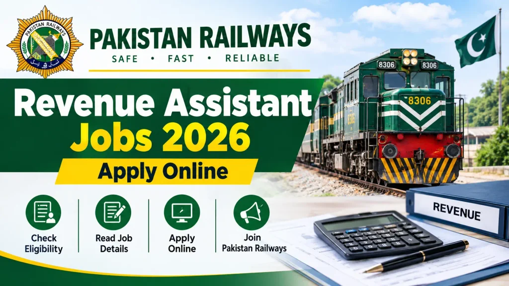 Pakistan Railways Revenue Assistant Jobs 2026 – Apply Online