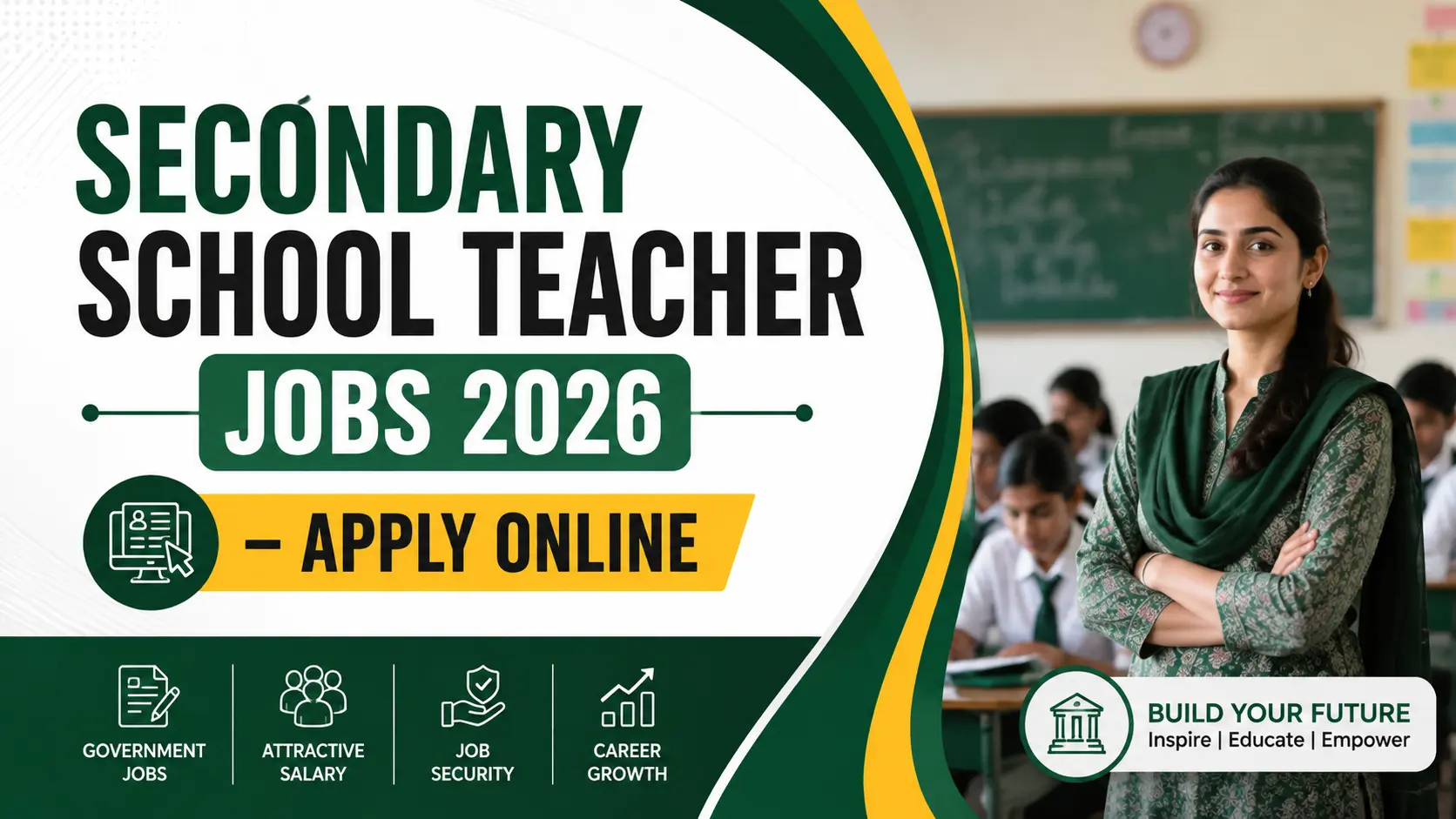 Secondary School Teacher Jobs 2026 – Apply Online