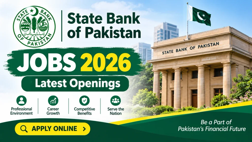 State Bank of Pakistan Jobs 2026 – Latest Openings