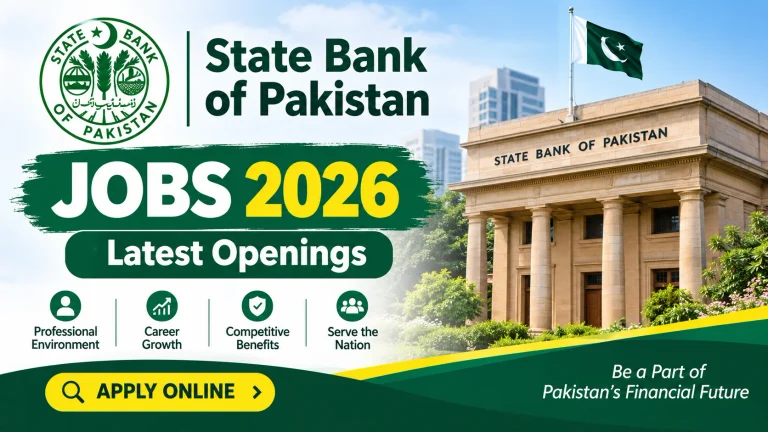 State Bank of Pakistan Jobs 2026 – Latest Openings