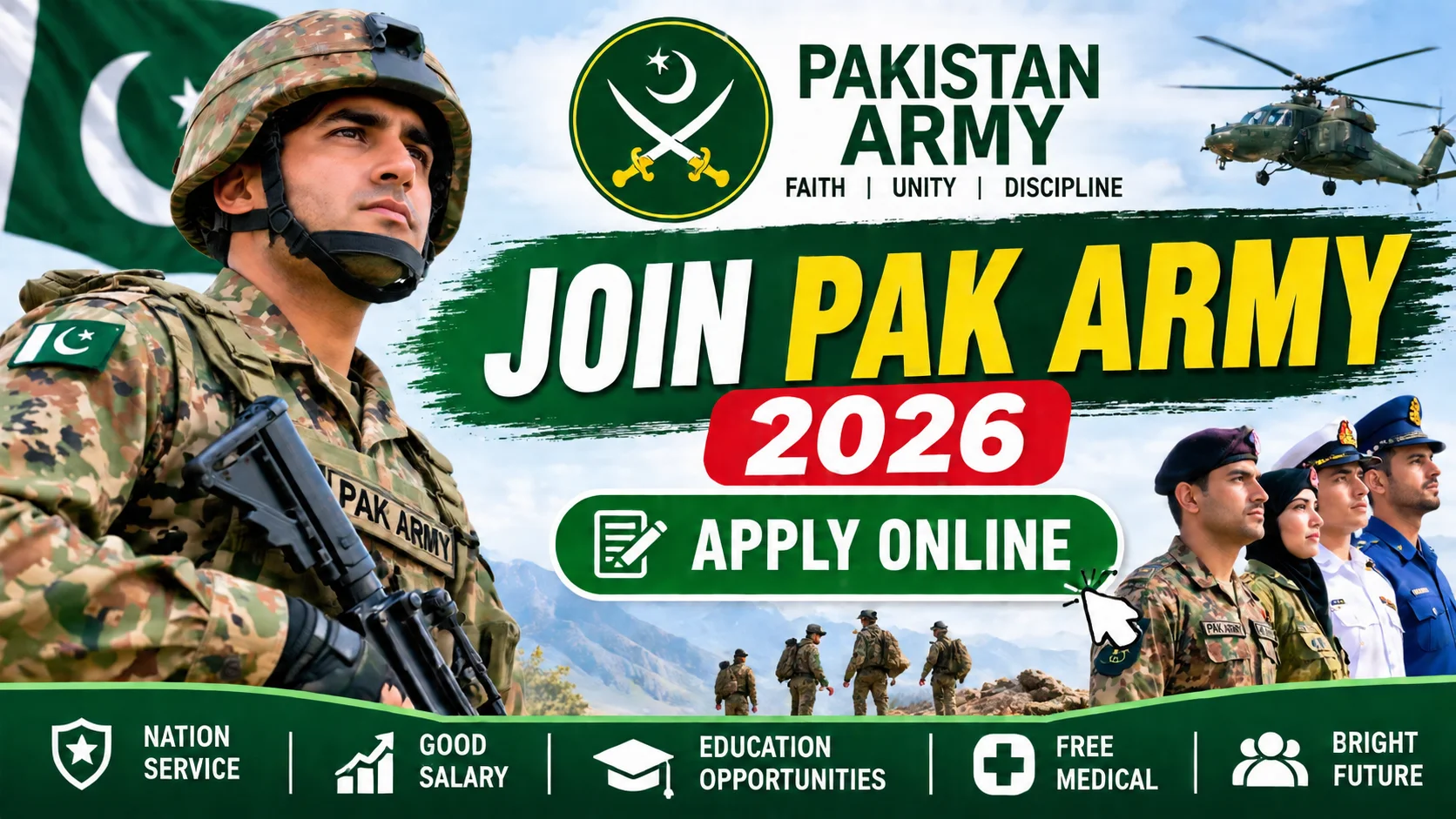 Join Pak Army 2026 – Apply Online