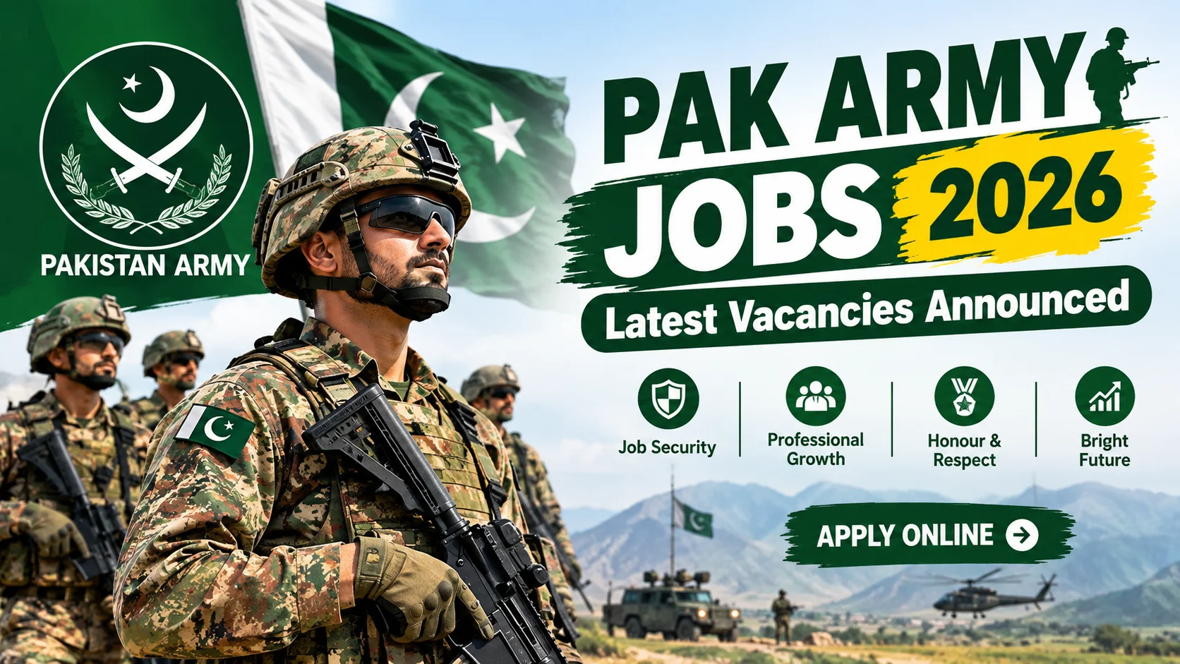 Pak Army Jobs 2026 – Latest Vacancies Announced