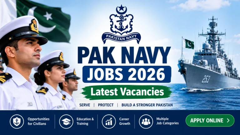 Pak Navy Jobs 2026 – Latest Vacancies