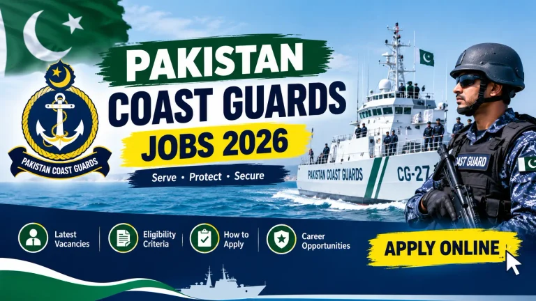 Pakistan Coast Guards Jobs 2026