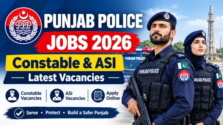 Punjab Police Jobs 2026 – Constable & ASI Latest Vacancies