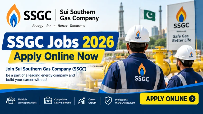 Sui Southern Gas (SSGC) Jobs 2026 – Apply Online Now